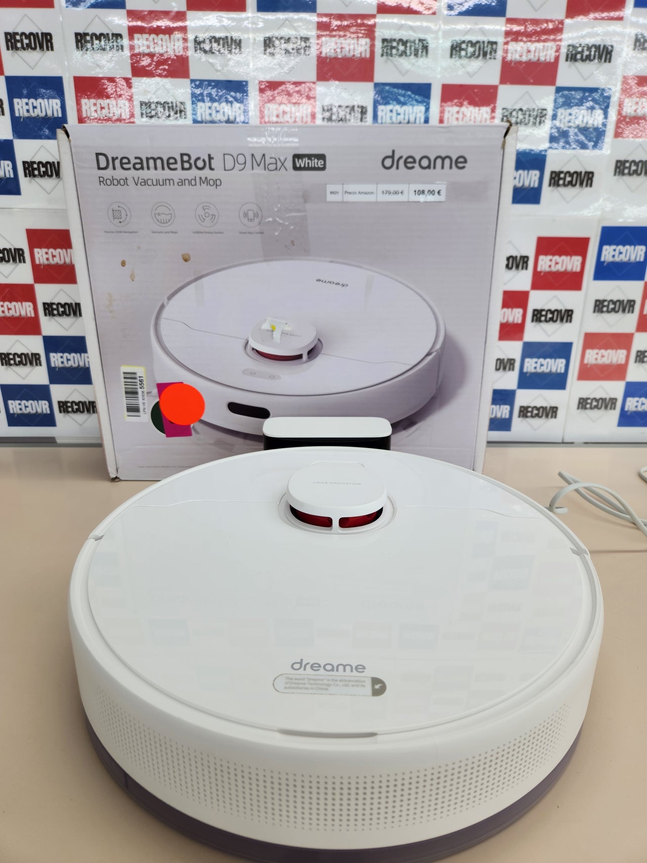 Robot aspirador y friegasuelos Dreame D9 Max