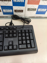 Pack teclado y ratón con cable Trust Taro, QWERTY español