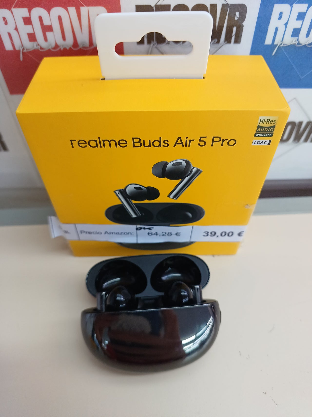 Auriculares inalámbricos ANC 50 dB hasta 40 h - realme Buds Air 5 Pro