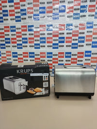 Tostador 2 ranuras 8 niveles acero inox Krups