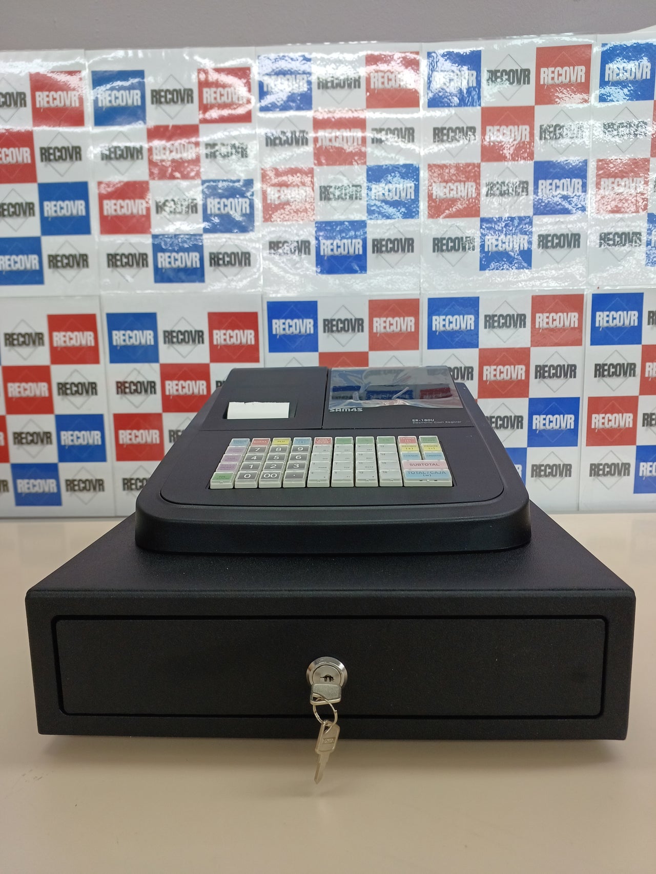 Caja registradora SAM4S ER-180U 57 mm. papel térmico cumple normativa factura simplificada
