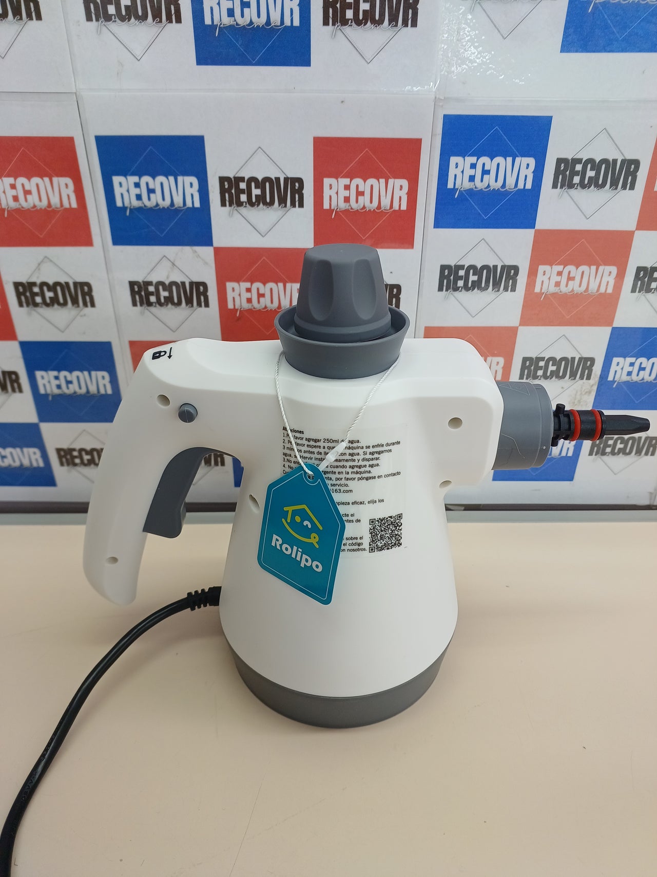 Limpiador a vapor portátil