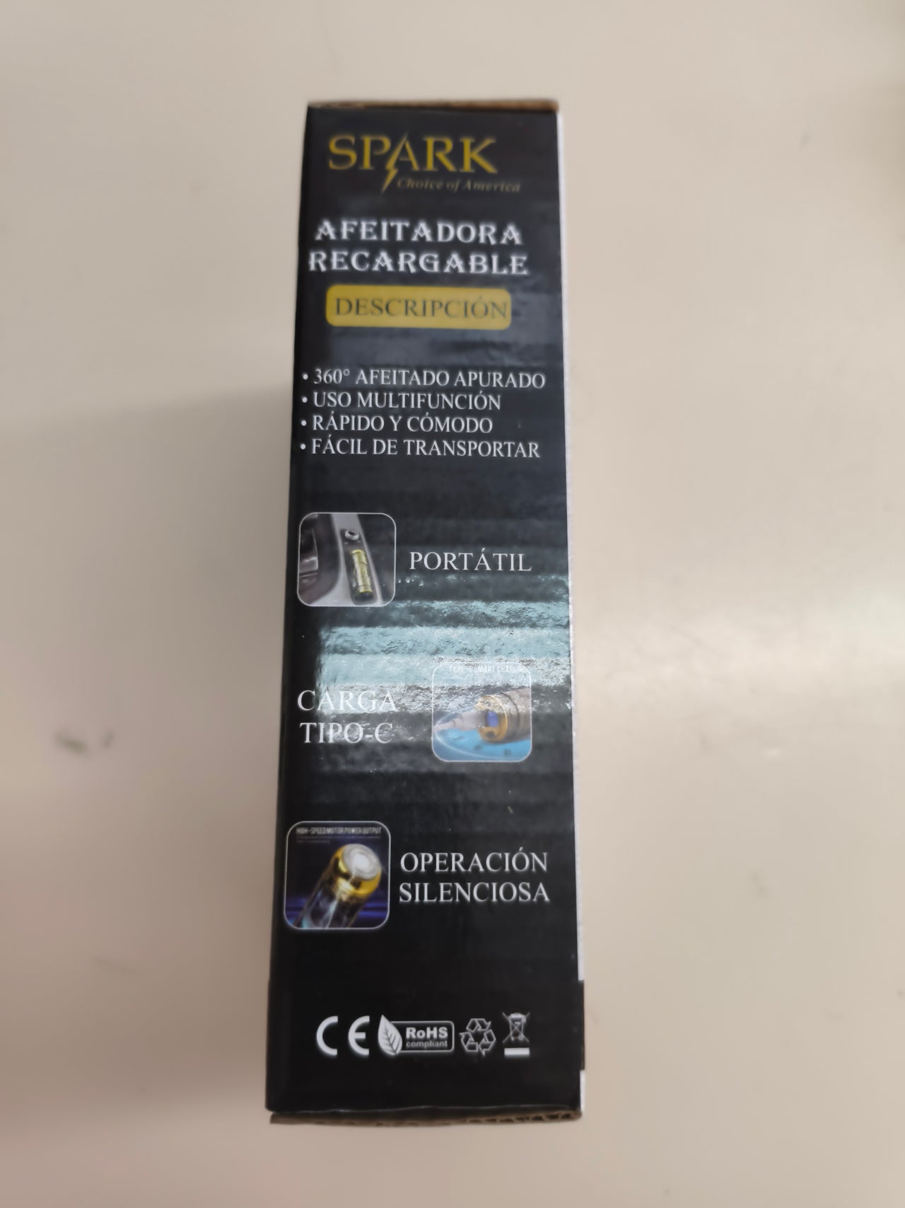 Afeitadora recargable