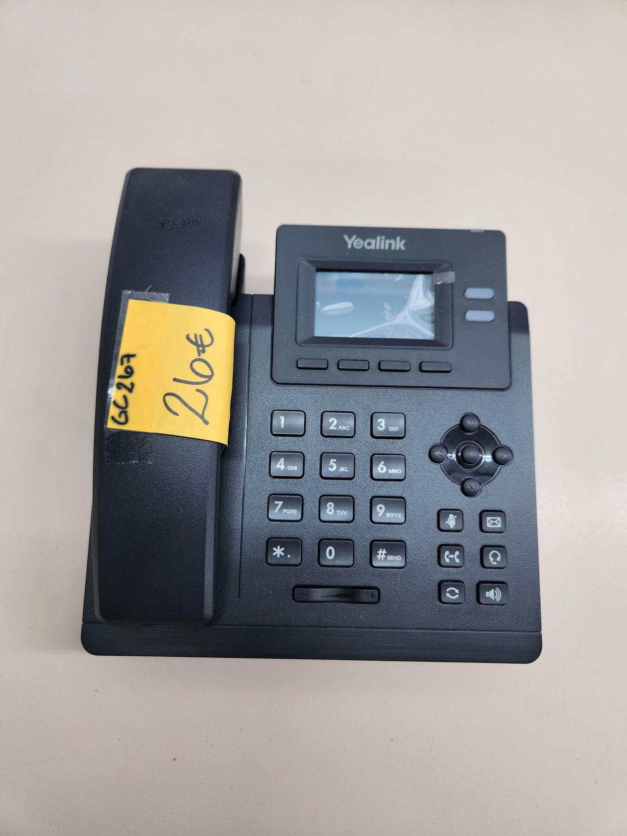 Teléfono Yealink T31 SIP 2 cuentas con PSU