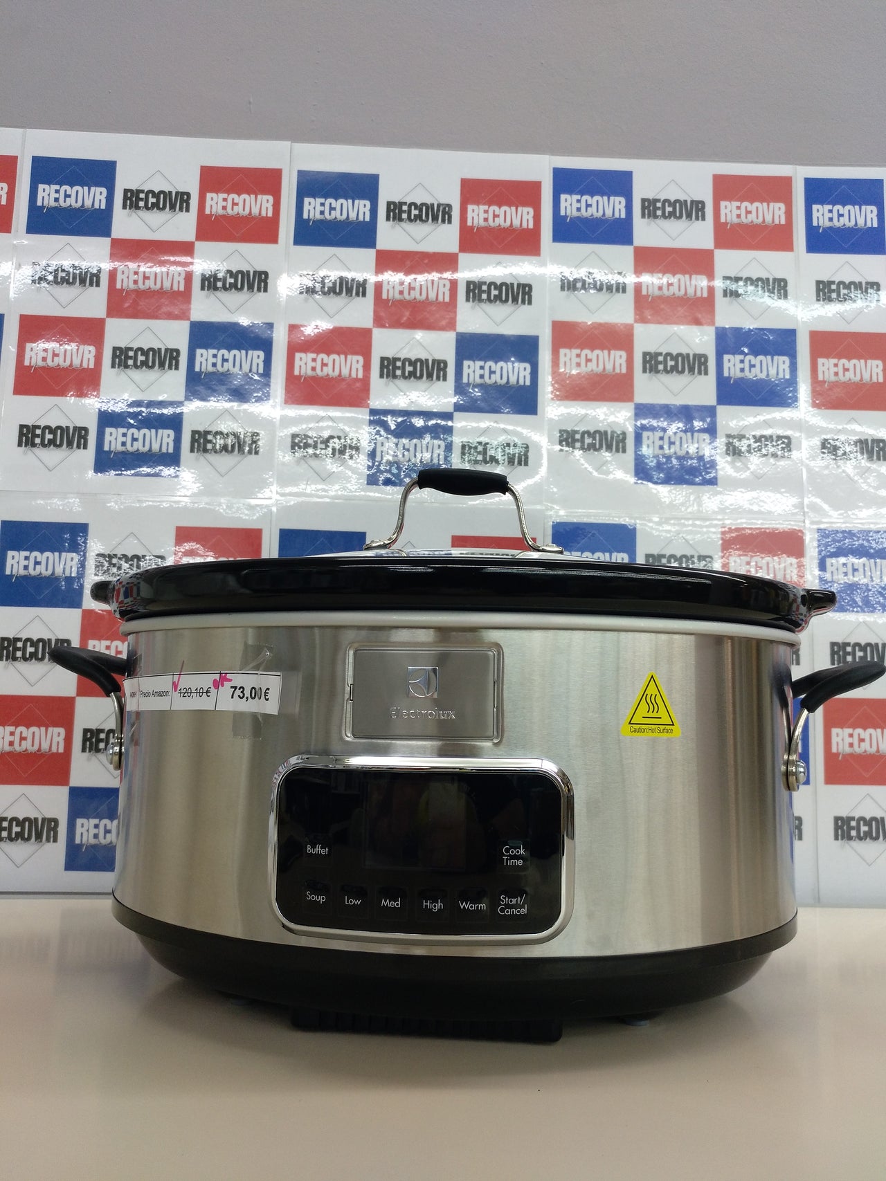 Electrolux ESC7400 - Olla de cocción lenta con display digital y 6,8 l de capacidad