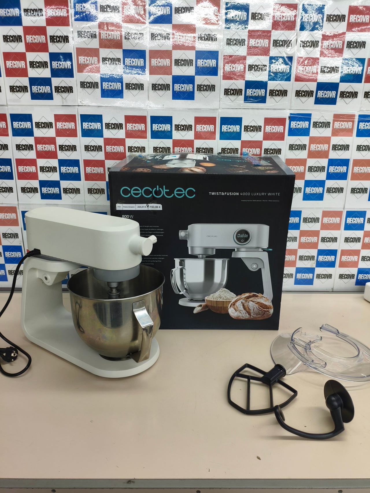 Batidora amasadora Cecotec Twist&Fusion 4000