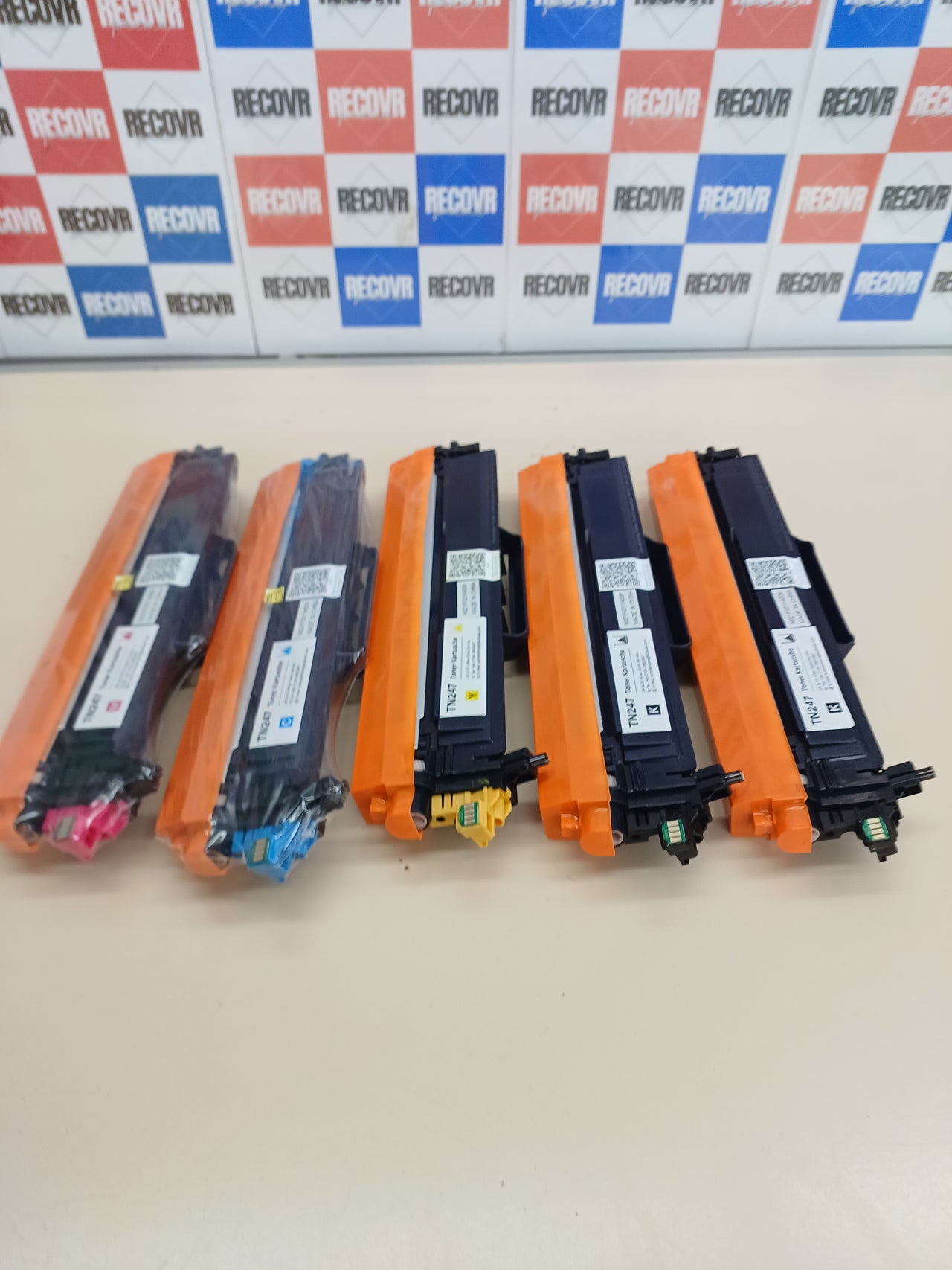 Tóner compatible TN247/TN243 pack 5 colores - ONLYU