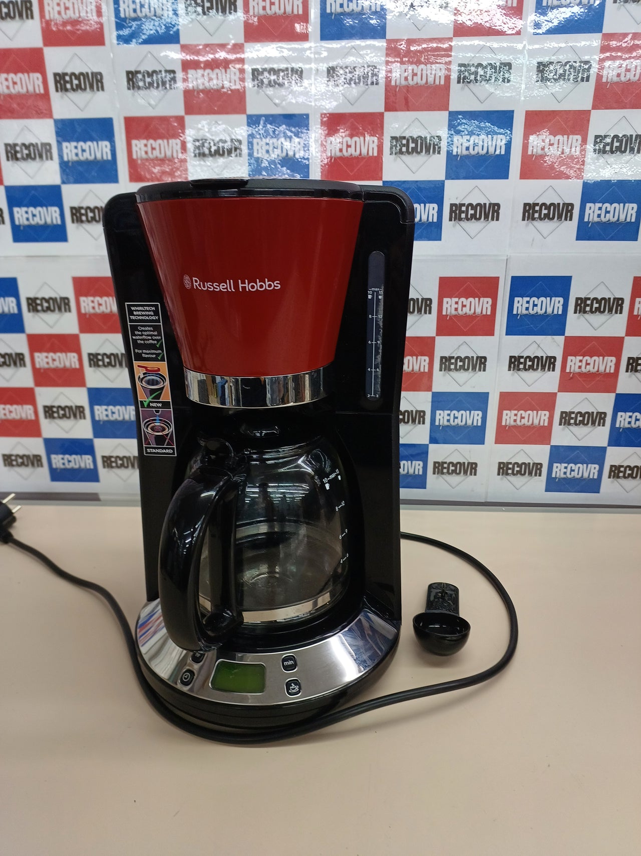 Cafetera de goteo 15 tazas con temporizador Russell Hobbs