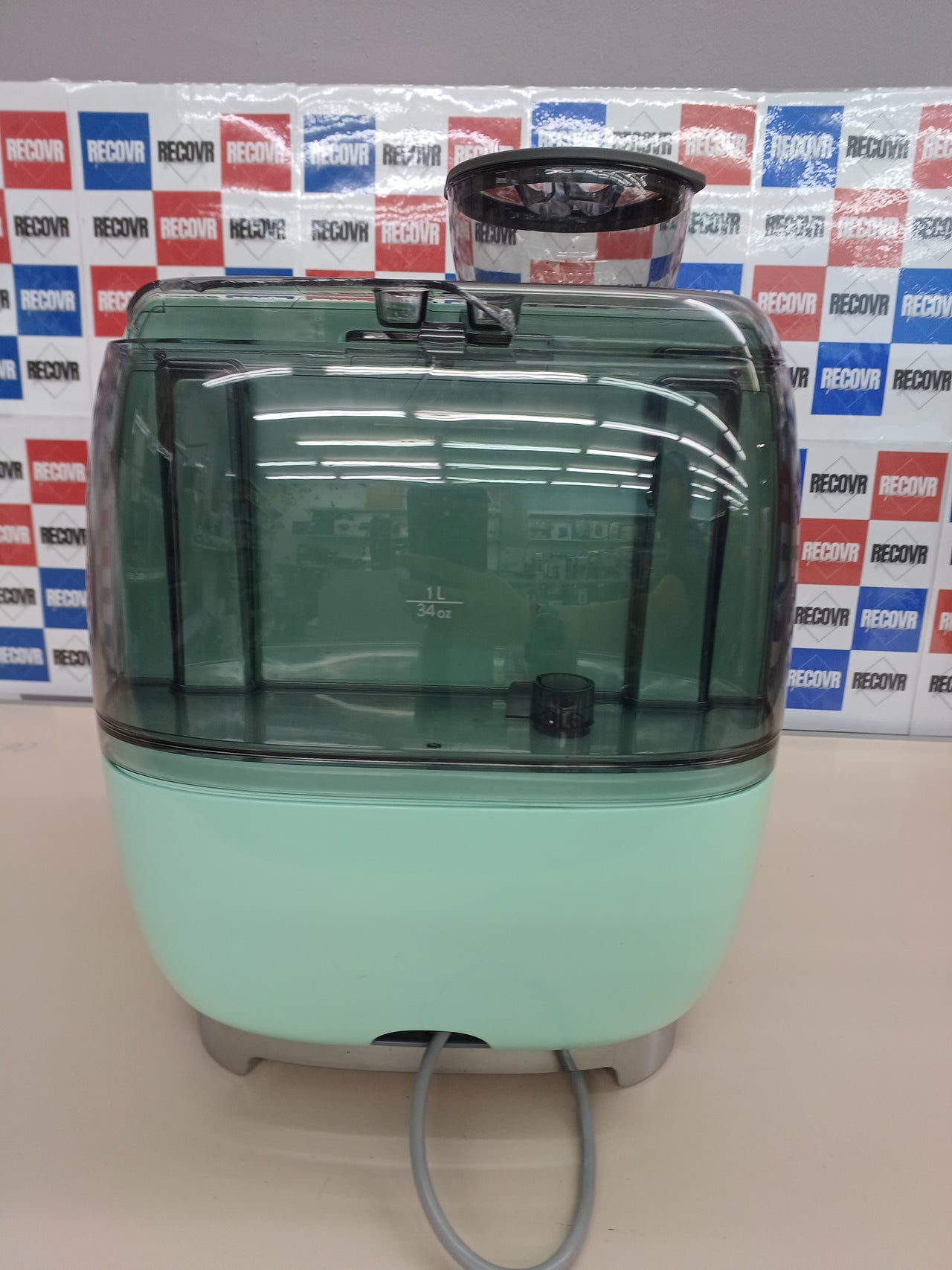 SMEG EGF03PGEU Cafetera Espresso con Molinillo, Plastic, Verde Pastel
