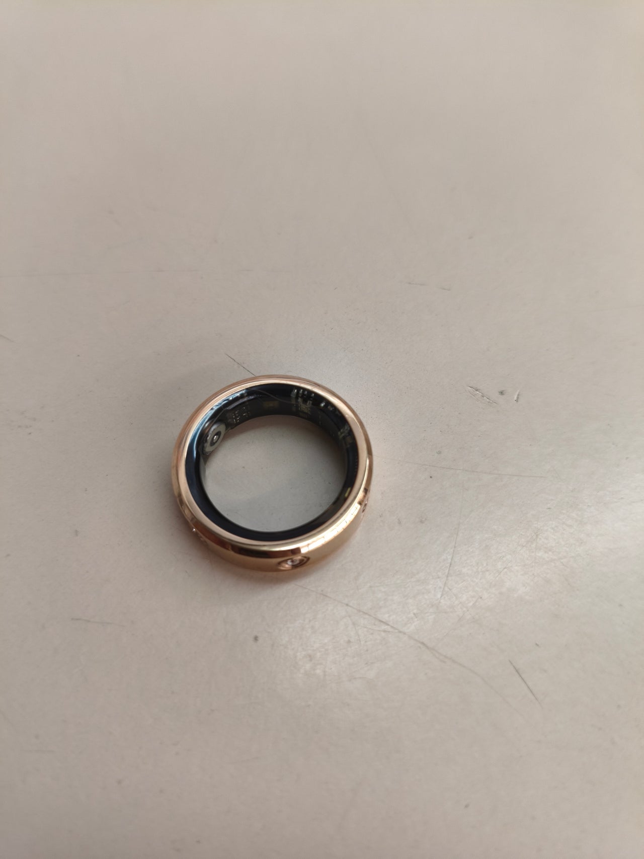 Smart Ring Slim, oro rosa/plata, fitness y sueño, Android/iOS
