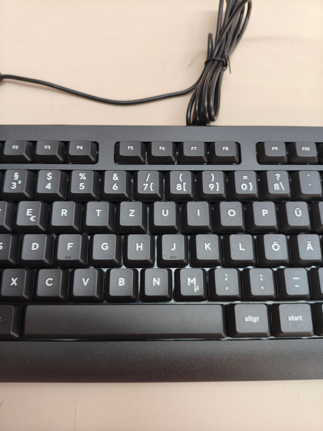 Pack teclado y ratón con cable Trust Taro, QWERTZ alemán