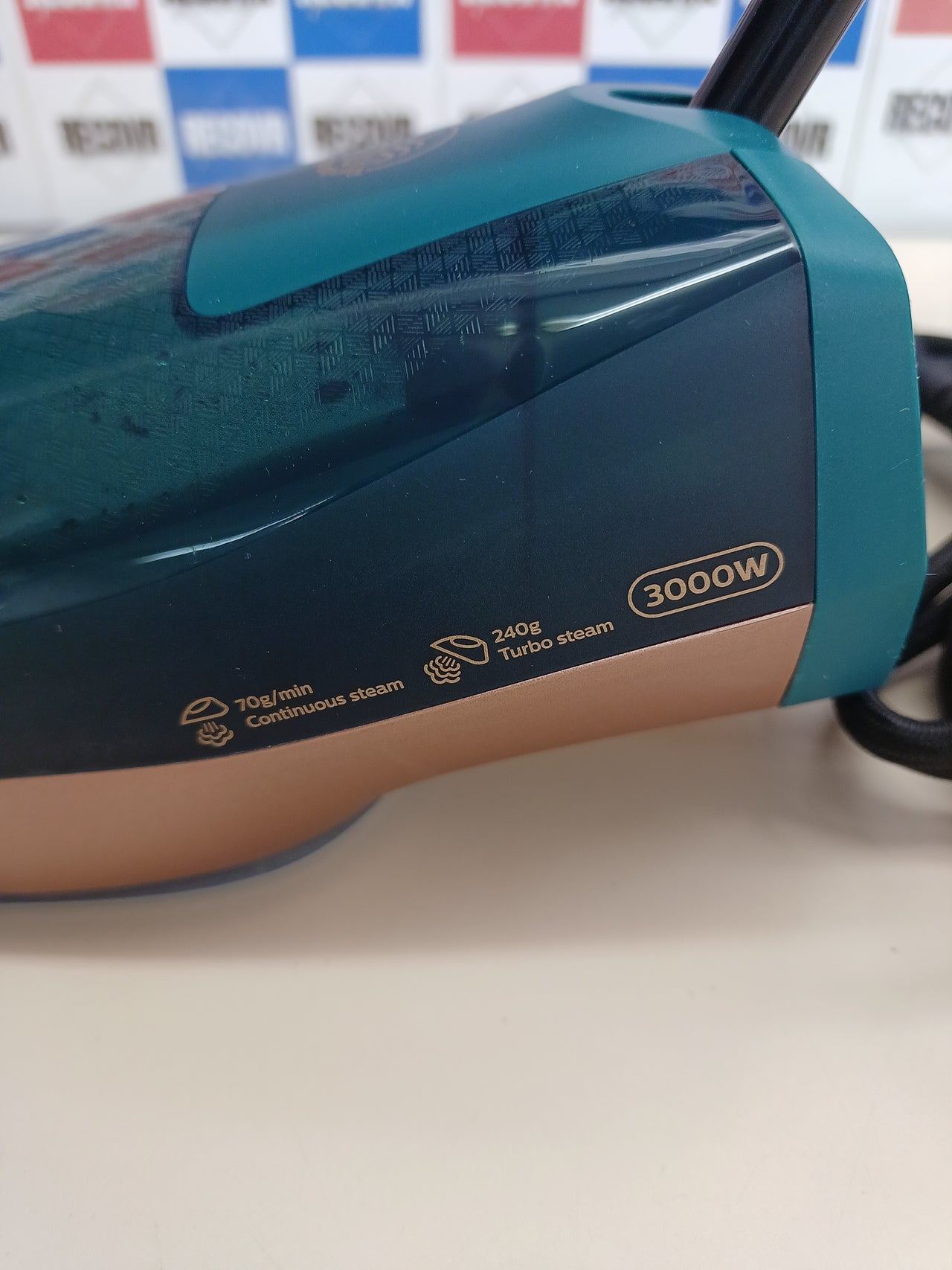 Plancha De Vapor Philips Azur Serie 8000, 3000W, 240g Turbo steam