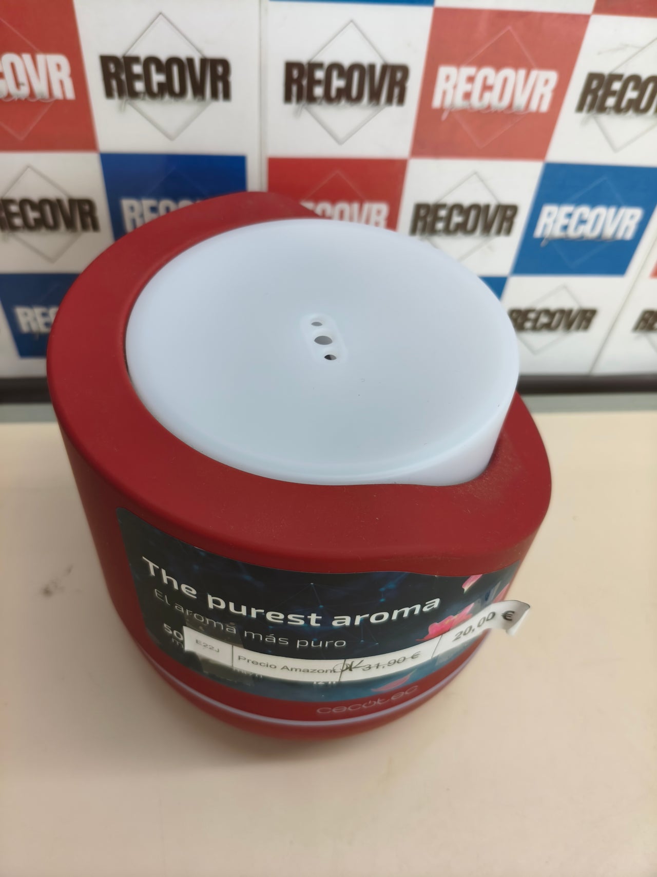 Difusor de aroma Cecotec PureAroma 500 Smart Garnet 500 ml con temporizador 12 h