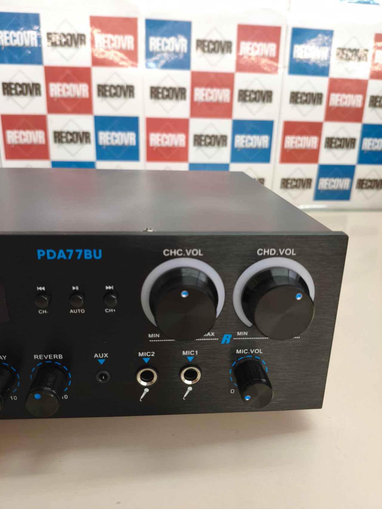 Pyle, amplificador estéreo 800W, Bluetooth, 4 canales, USB/SD/FM