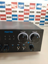 Pyle, amplificador estéreo 800W, Bluetooth, 4 canales, USB/SD/FM