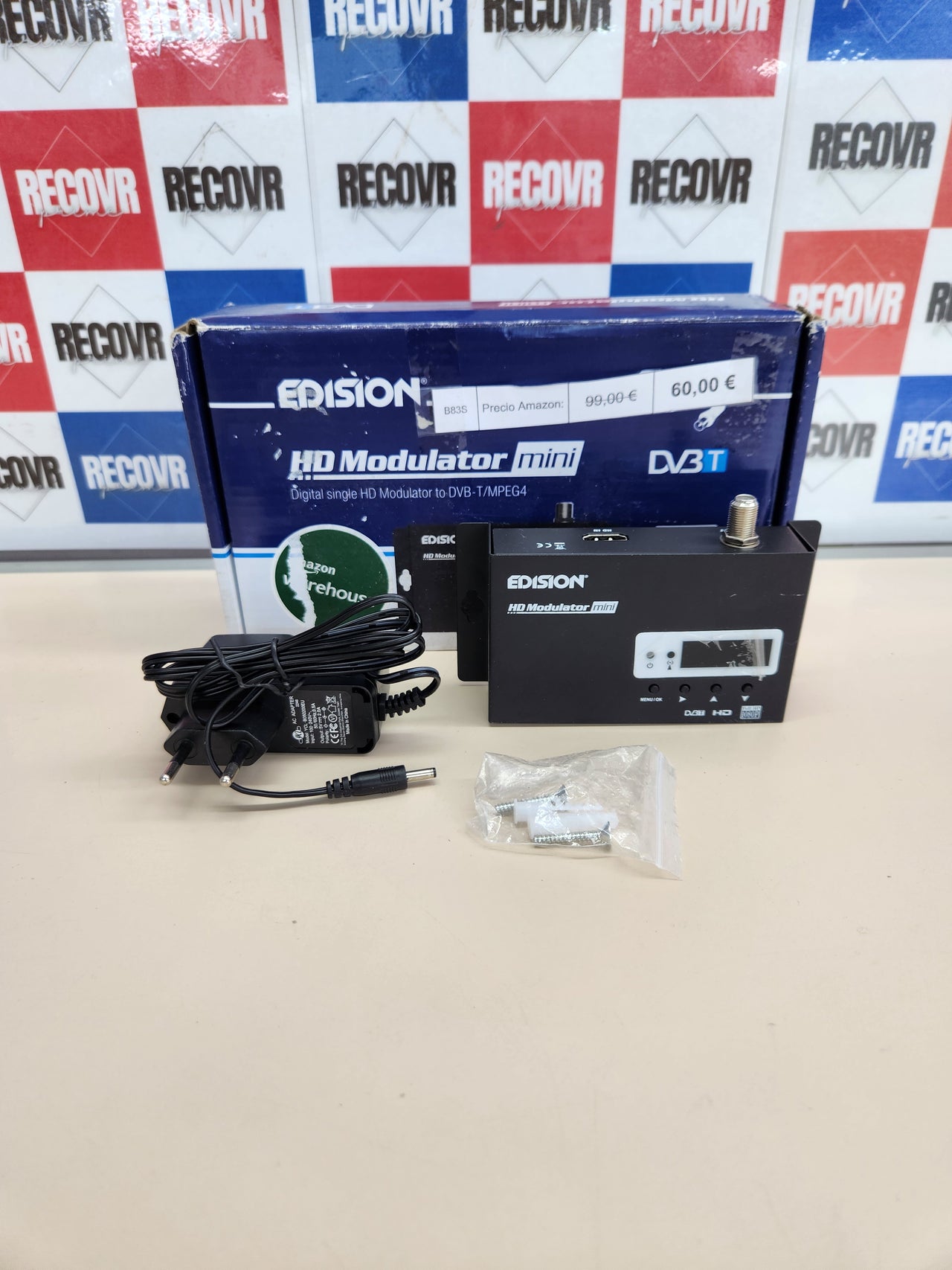 Modulador HDMI a DVB-T MPEG4 Full HD Plug&Play