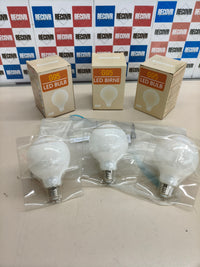 Bombillas LED E27 tipo Edison, 6 W, 4000 K, pack de 3.