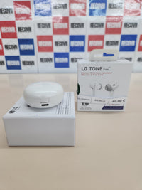 Thumbnail for Auriculares Intraurales Bluetooth, ANC Cancelación Tone Free Fit DFP9 con Sistema Meridian,  LG Electronics  Activa de Ruido, Compatible con Siri y el Asistente de Google, Blanco, Pequeño