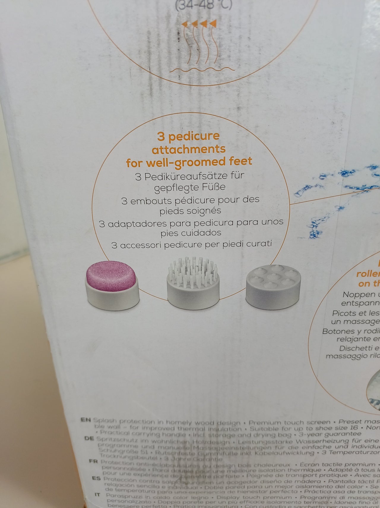 Hidromasaje para Pies Beurer FB65 con calor, luz