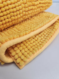 Thumbnail for Alfombra 70×120 cm baño Decomira chenilla  amarilla