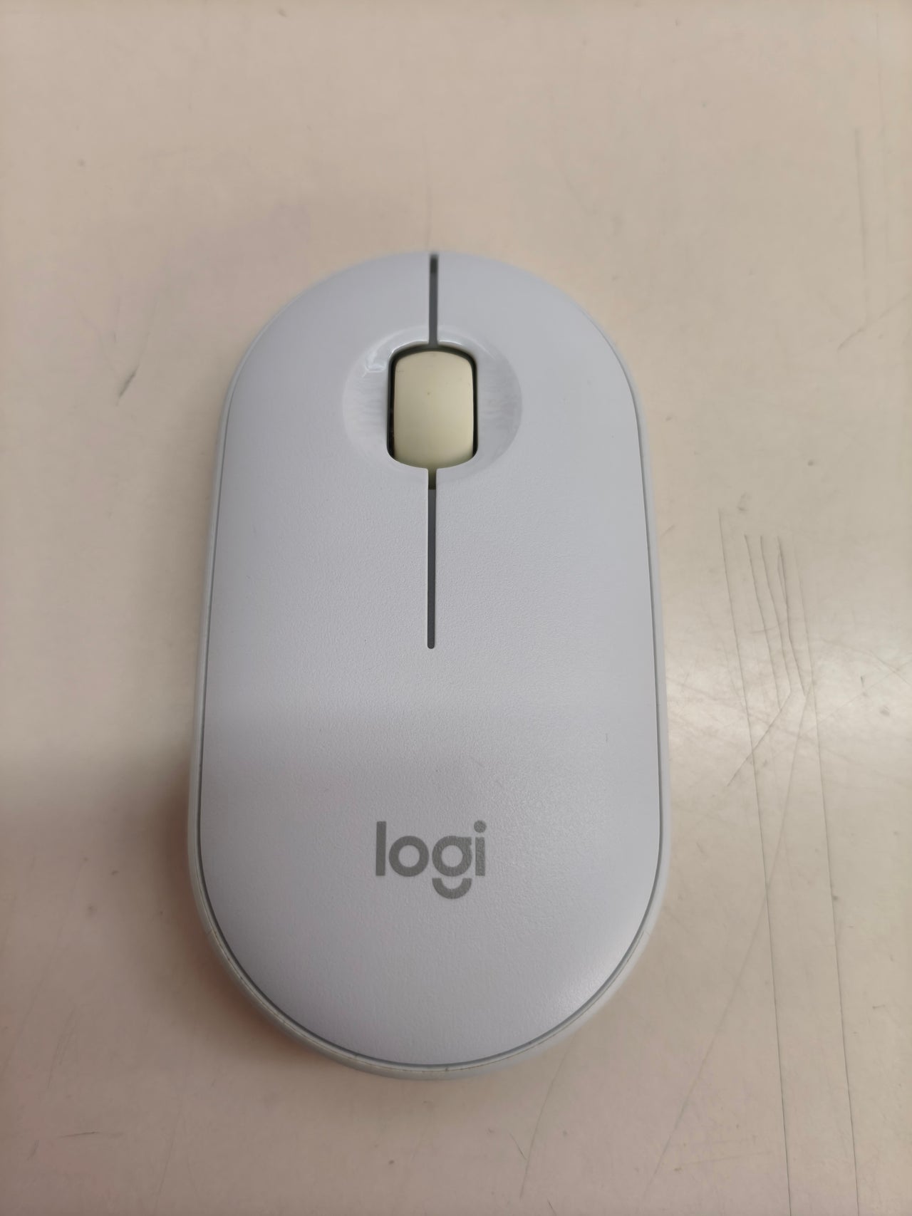 Ratón inalámbrico Logitech Pebble Mouse 2 M350s, blanco