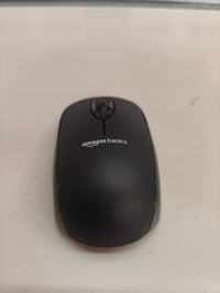 Ratón inalámbrico Amazon Basics con receptor USB, negro