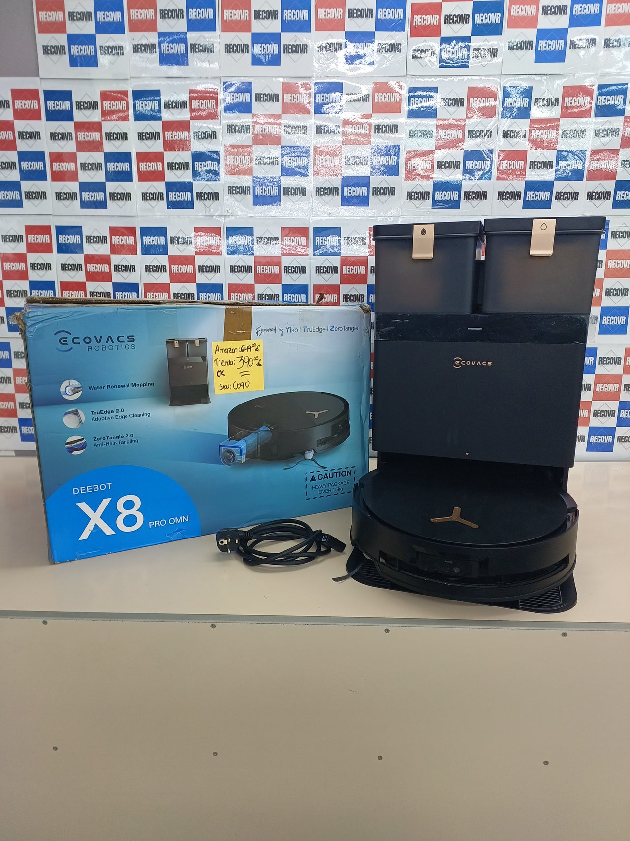 Robot Aspirador Fregasuelos ECOVACS DEEBOT X8 Pro Omni