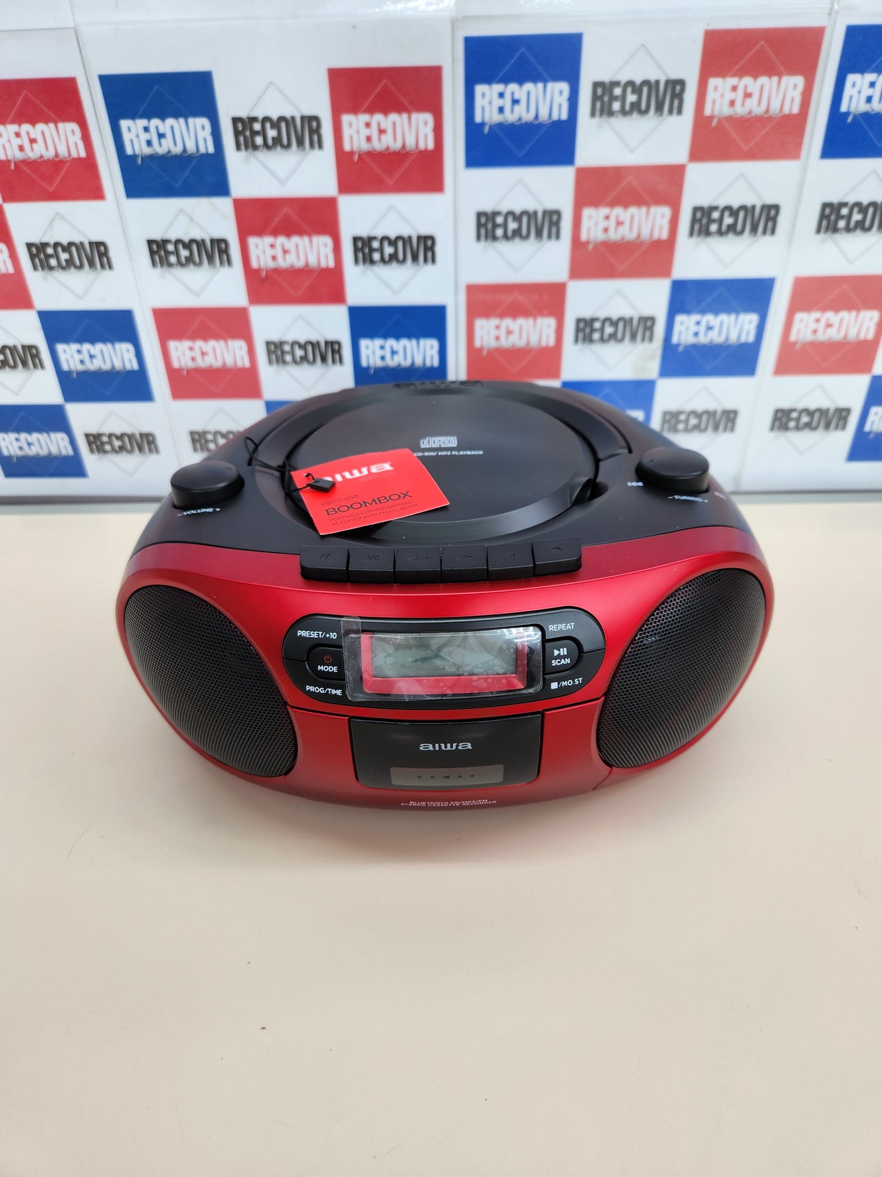 Radio Cassette Portátil Aiwa BBTC-550RD