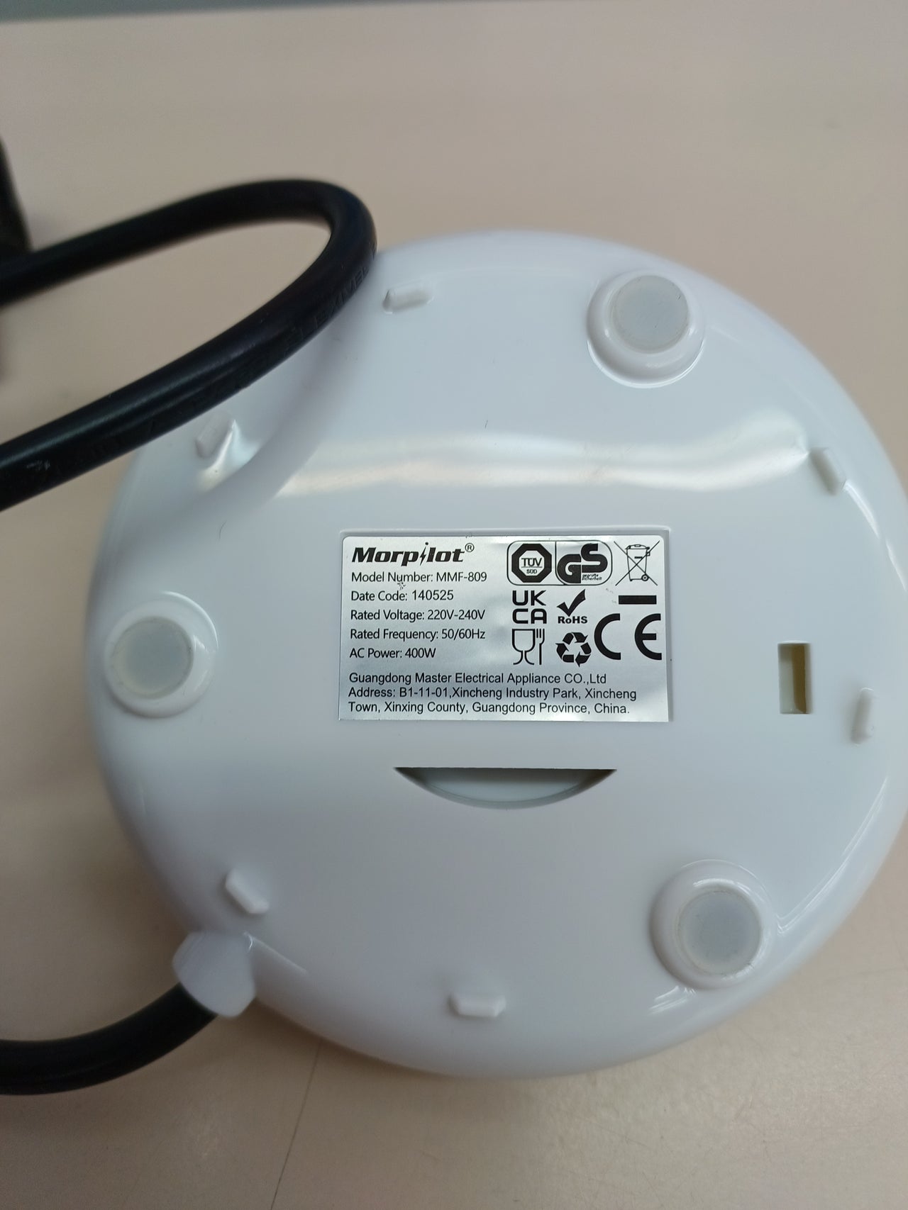 Espumador de Leche Morpilot Eléctrico 4 en 1