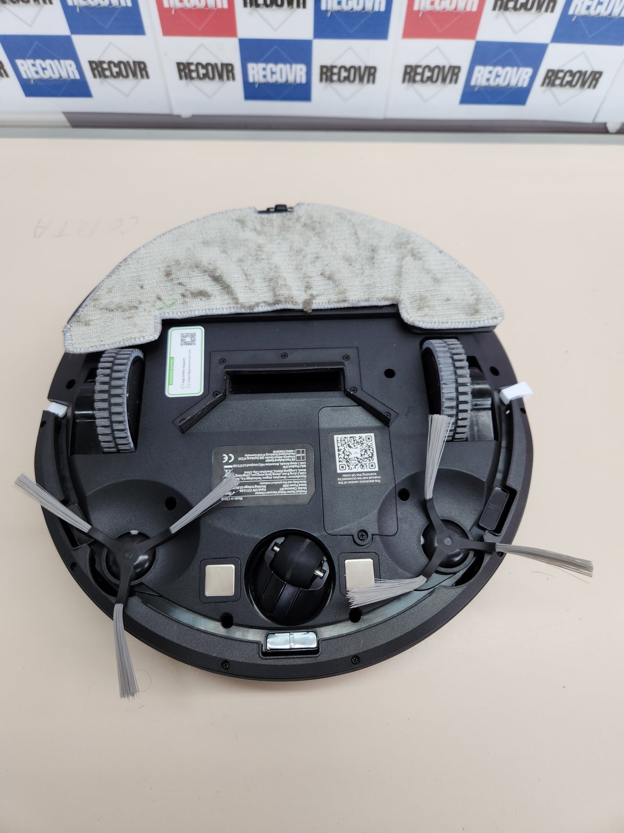 Robot Aspirador 2en1 3600Pa Fregasuelos Negro Inteligente