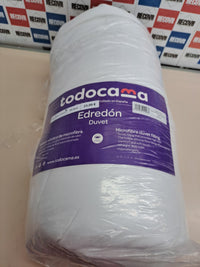 Edredón nórdico fibra antiácaros 300g blanco Todocama