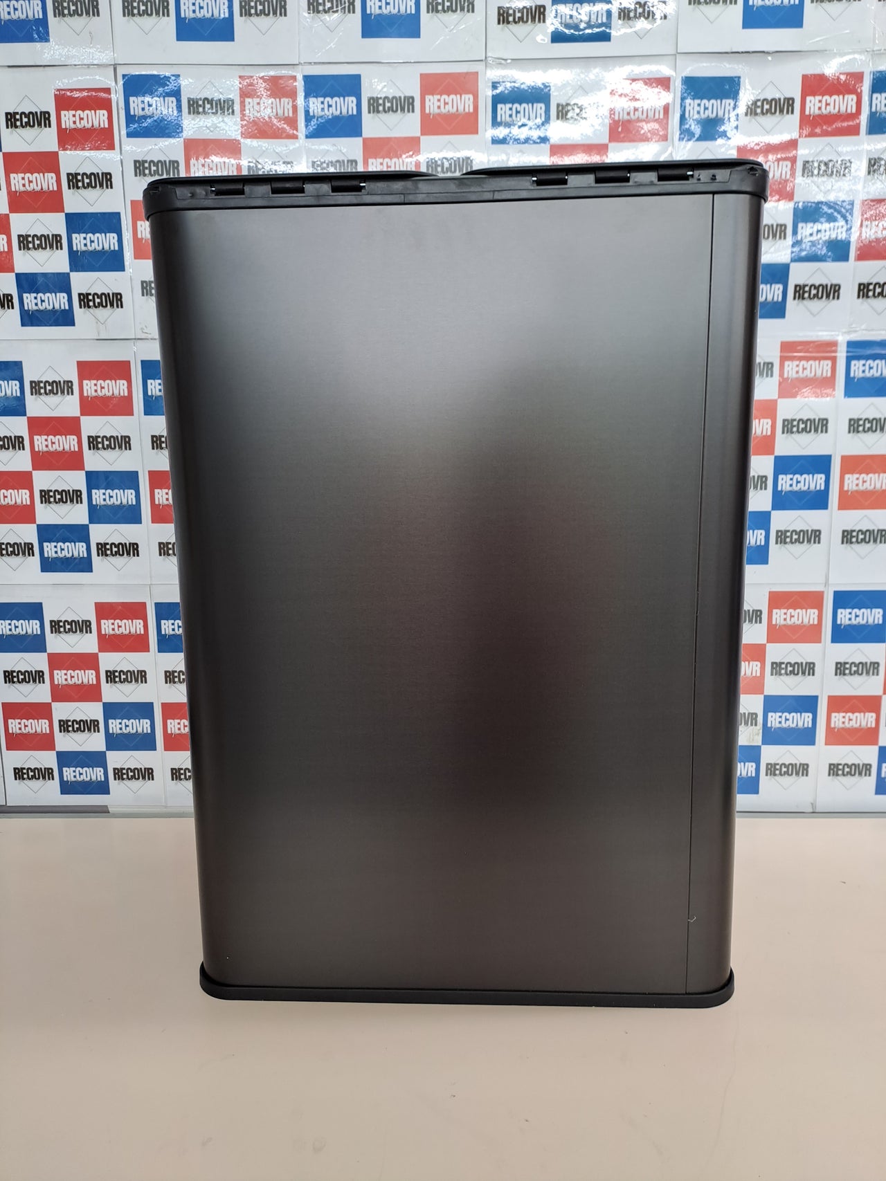 Cubo basura 2x30L pedal acero inox tapa suave SONGMICS