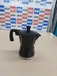 Cafetera italiana inducción 1-3 tazas negra Wecook Luccia.