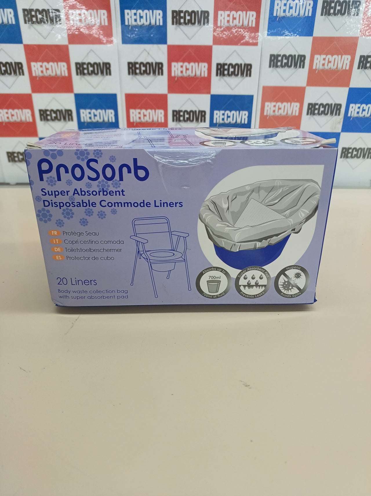 Forros desechables superabsorbentes 20 uds Prosorb