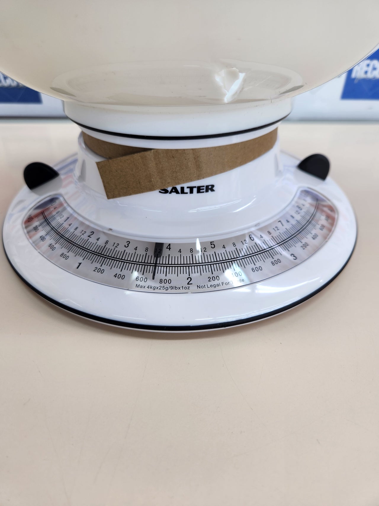 Bascula de cocina mecánica analogico con bol Salter 800 WHBKDR