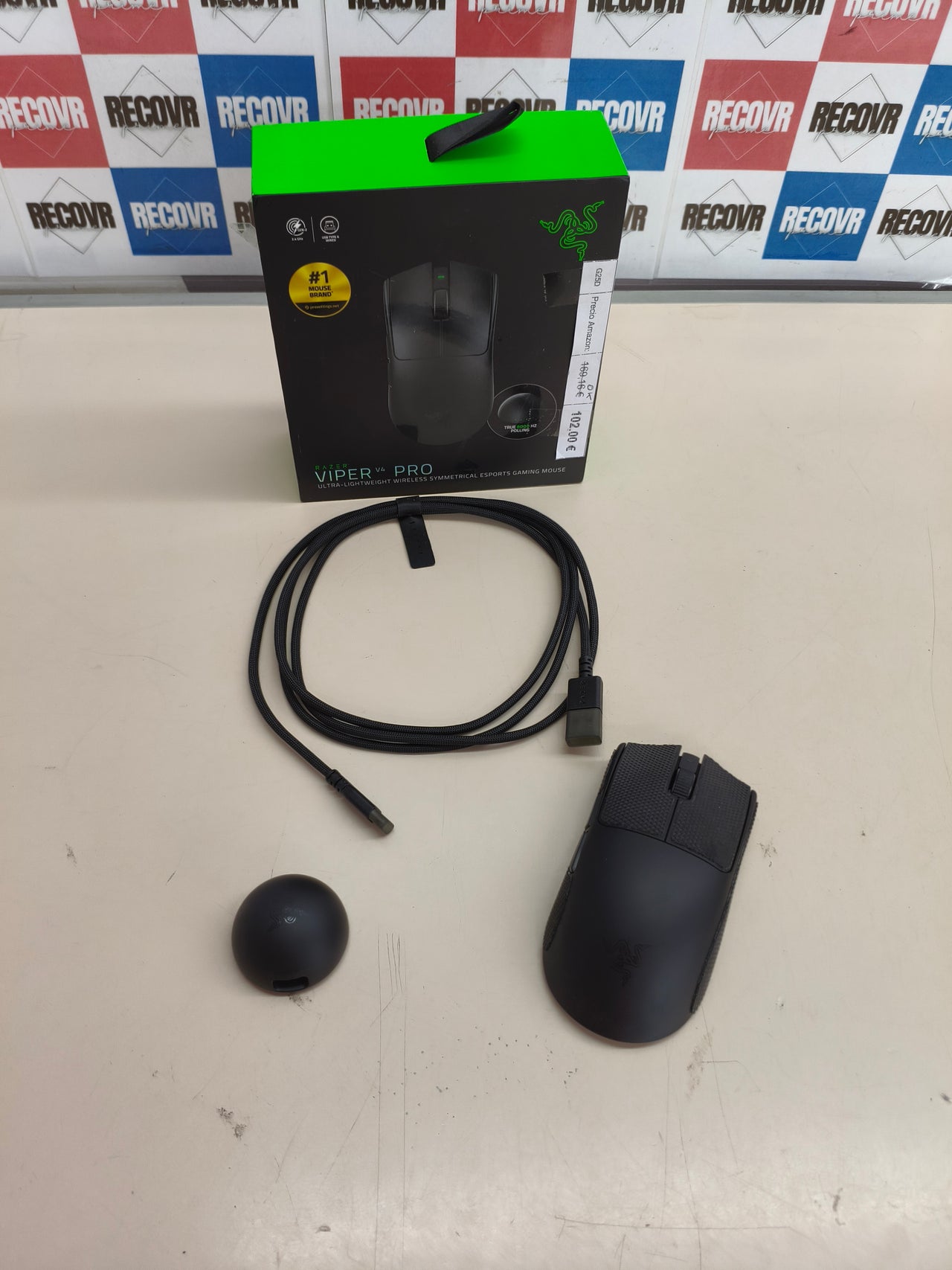 Ratón Razer Viper V4 pro  inalámbrico ultraligero para esports