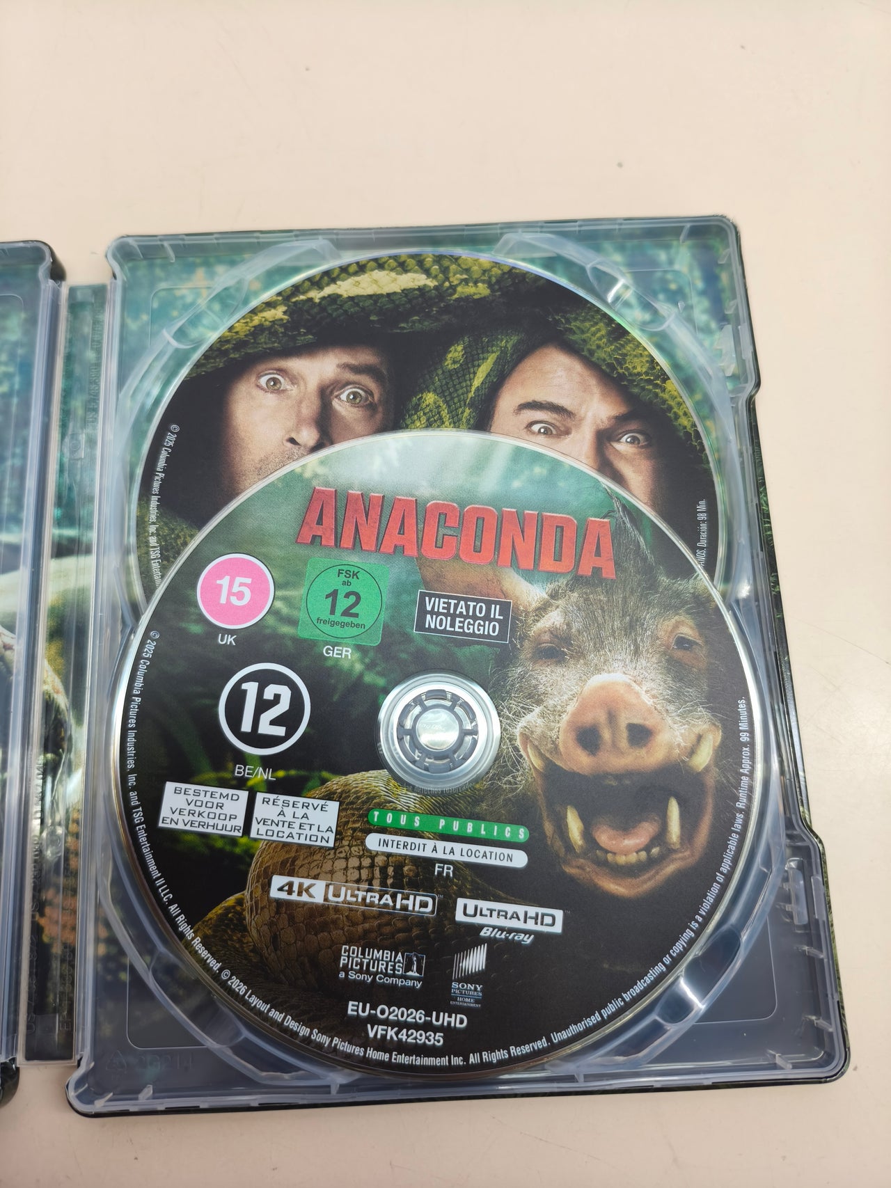 Anaconda (2025) 4K UHD + Blu-ray Steelbook