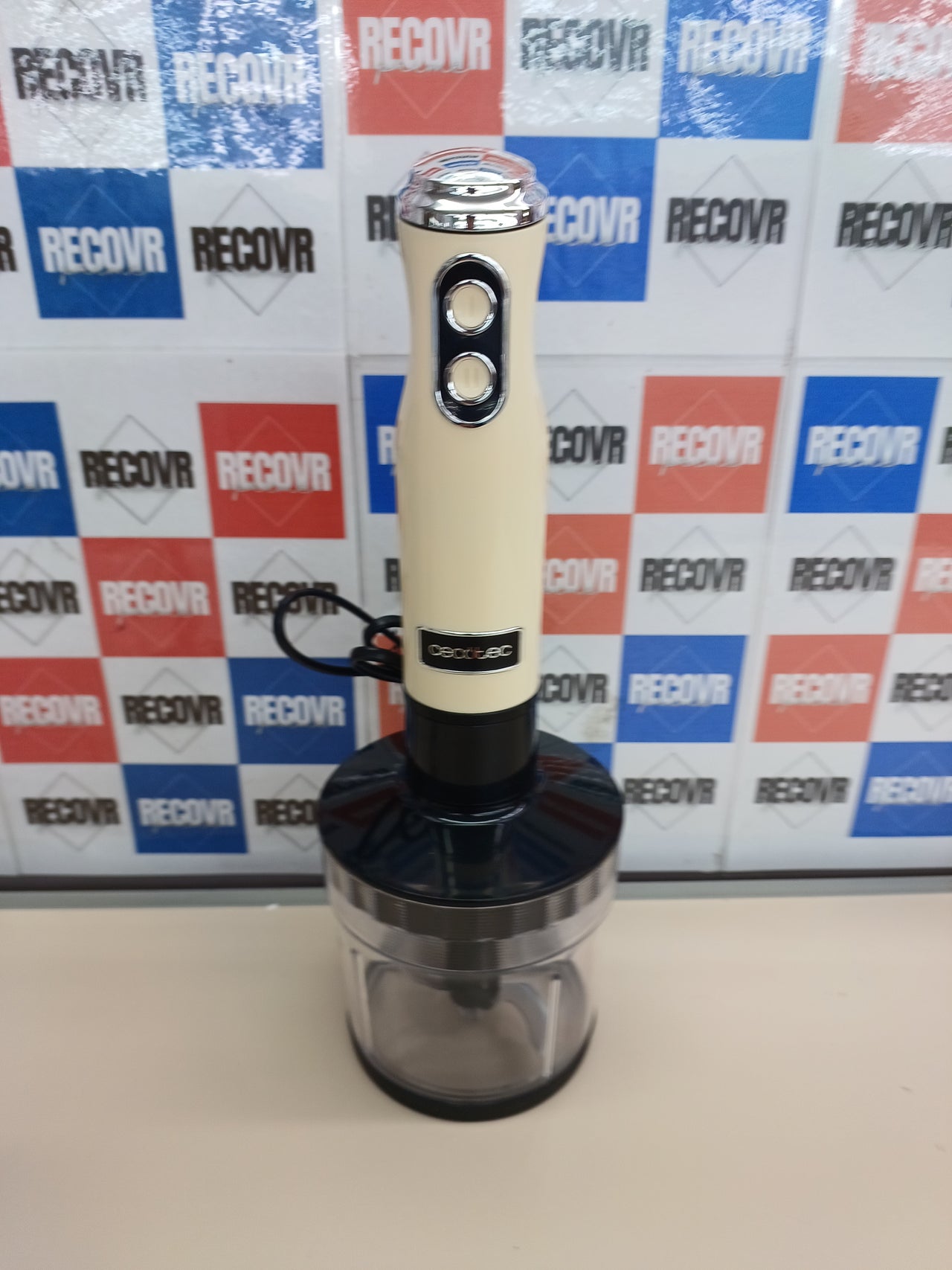 Batidora mano retro 1200W CrossBlades - Cecotec