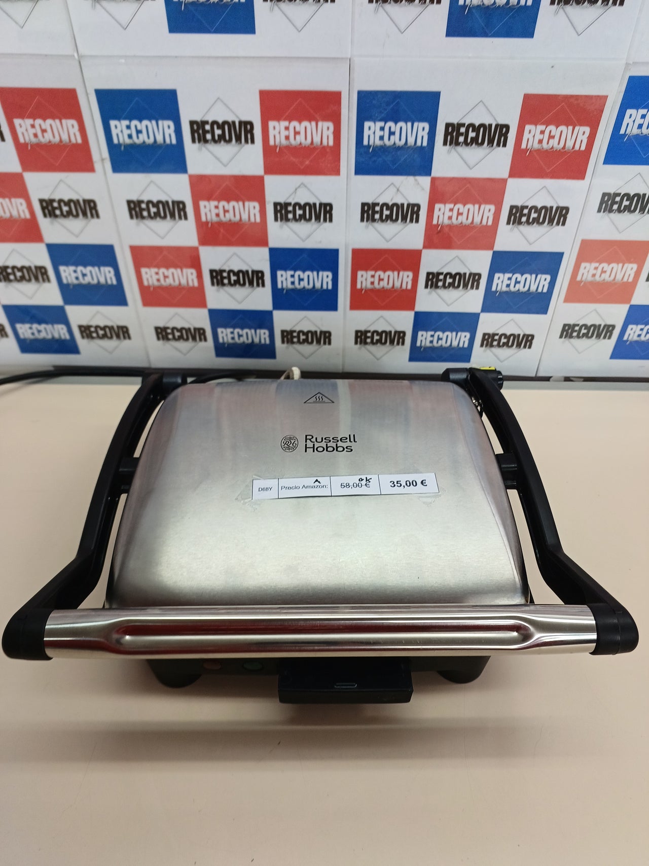 Sandwichera grill 3 en 1 1800 W apertura 180° – Russell Hobbs