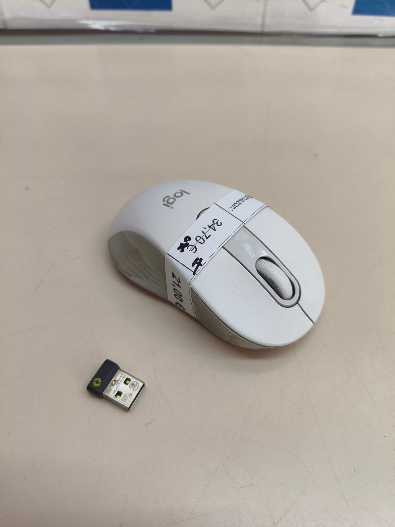 Ratón inalámbrico Logitech Signature M650 L, blanco
