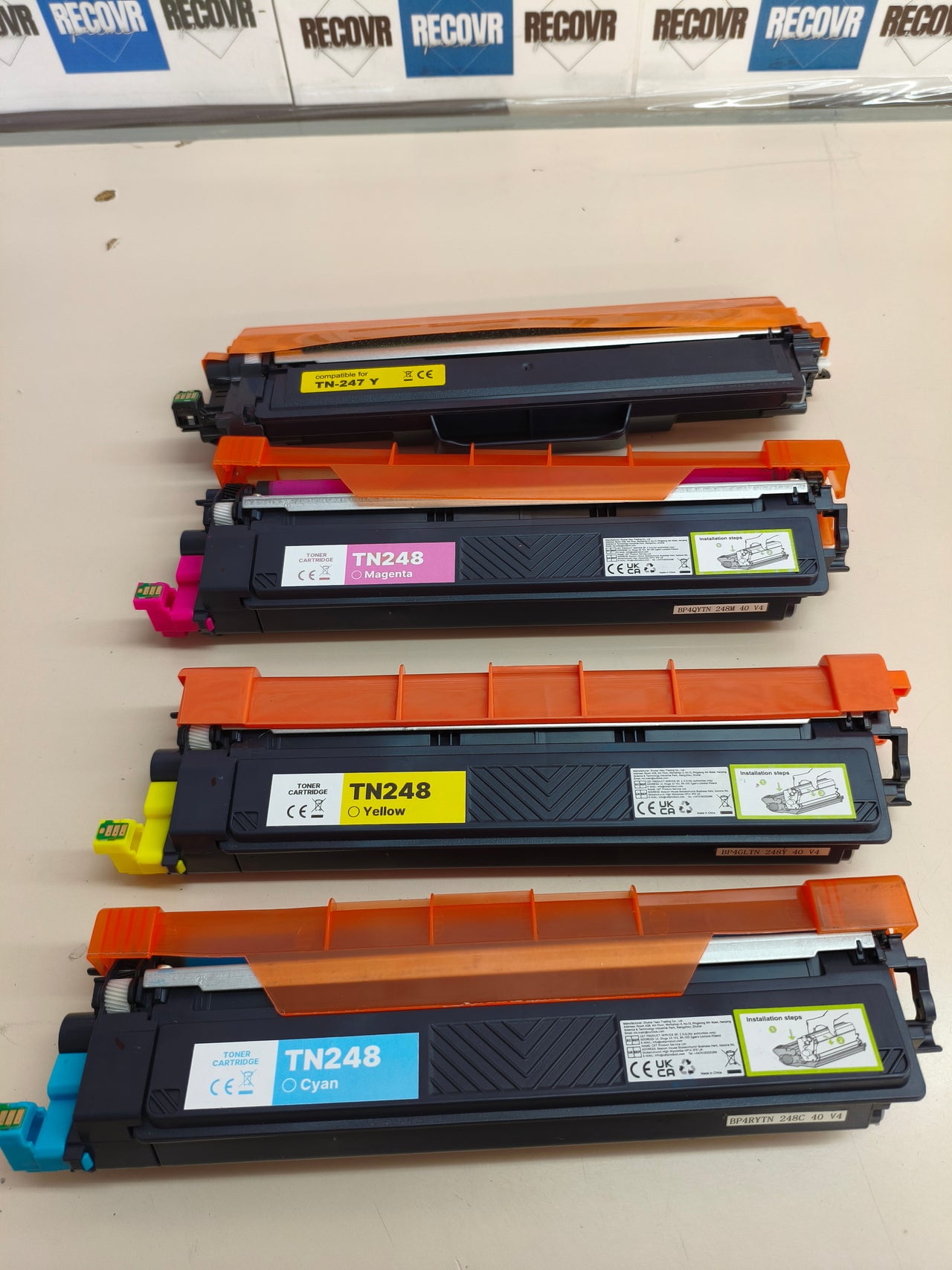 GPC Image TN248, tóner compatible con Brother, pack 4 CMYK