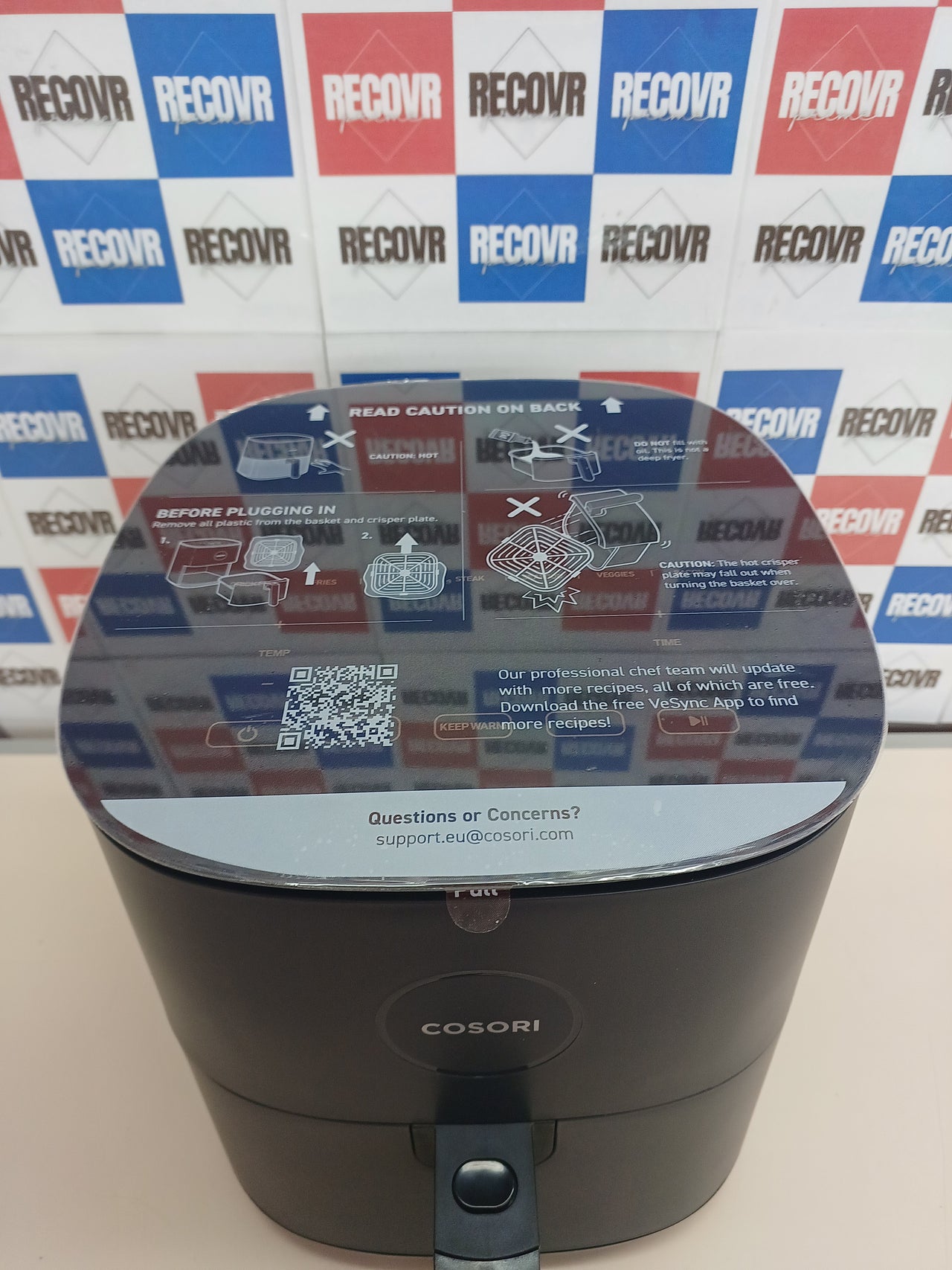 Freidora aire 4,7 L 9 programas – Cosori