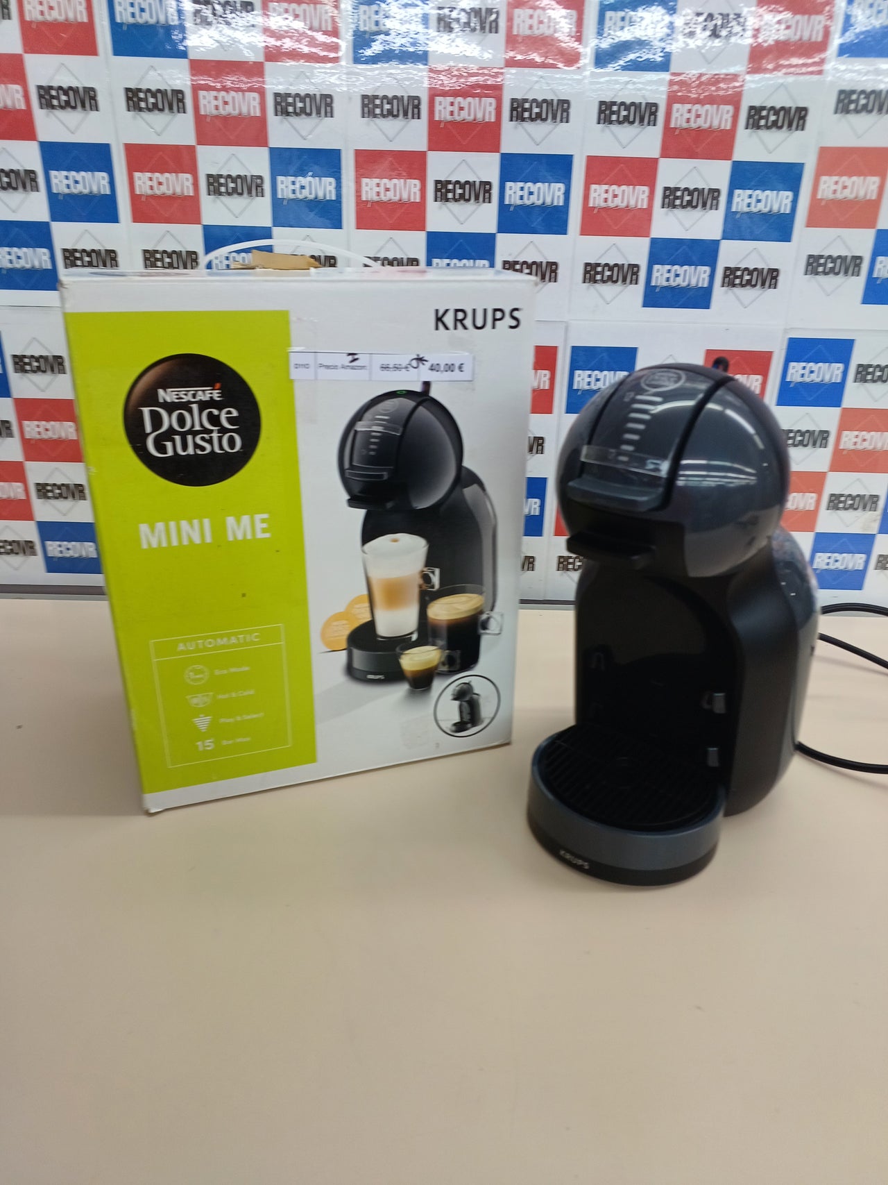 Cafetera cápsulas 15 bares fría/caliente 0,8 L - Krups