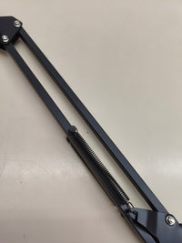 Brazo de micrófono plegable con soporte antivibración y pinza