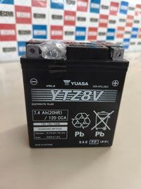Batería de moto AGM Yuasa YTZ8V 12V 120 CCA libre de mantenimiento
