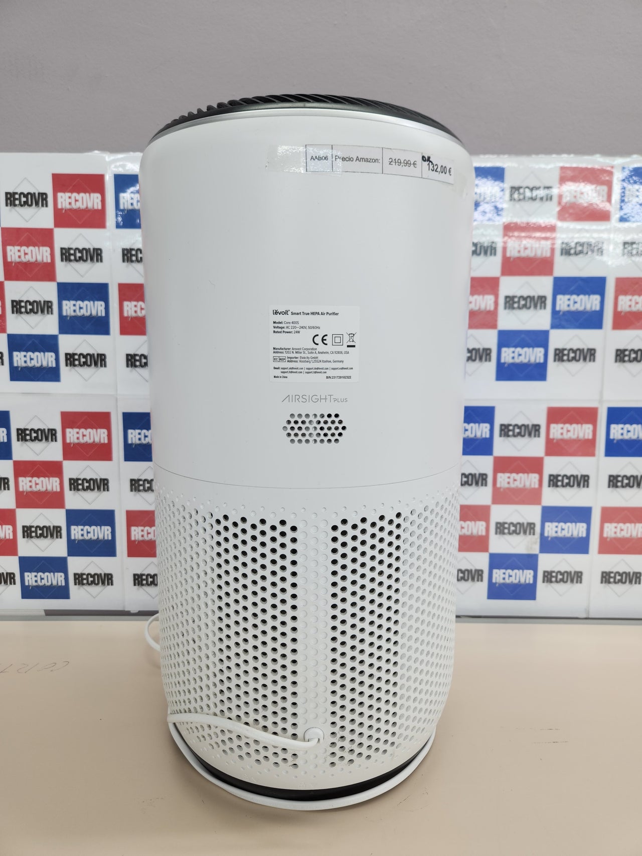 Purificador Aire Inteligente HEPA 83m² Silencioso