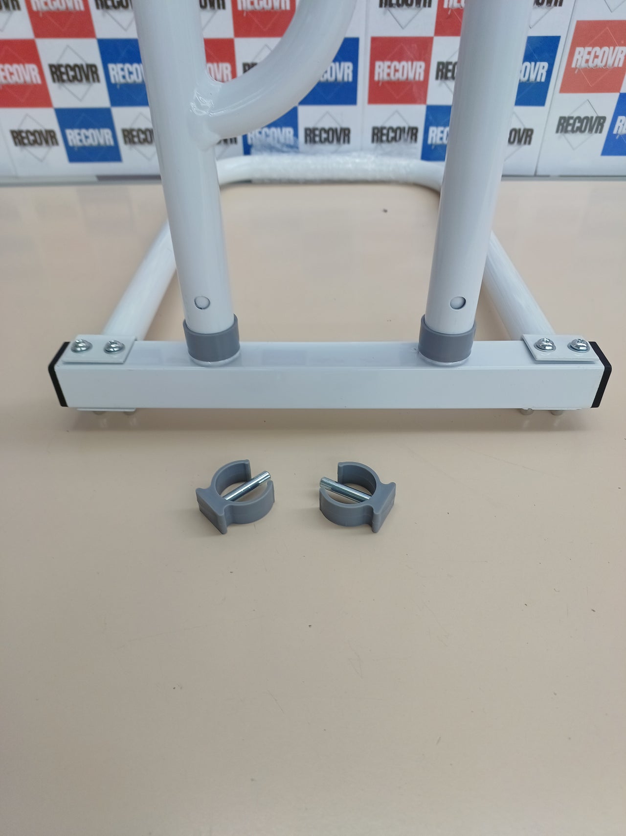 Barra de Cama Asistencial Blanca con Agarre