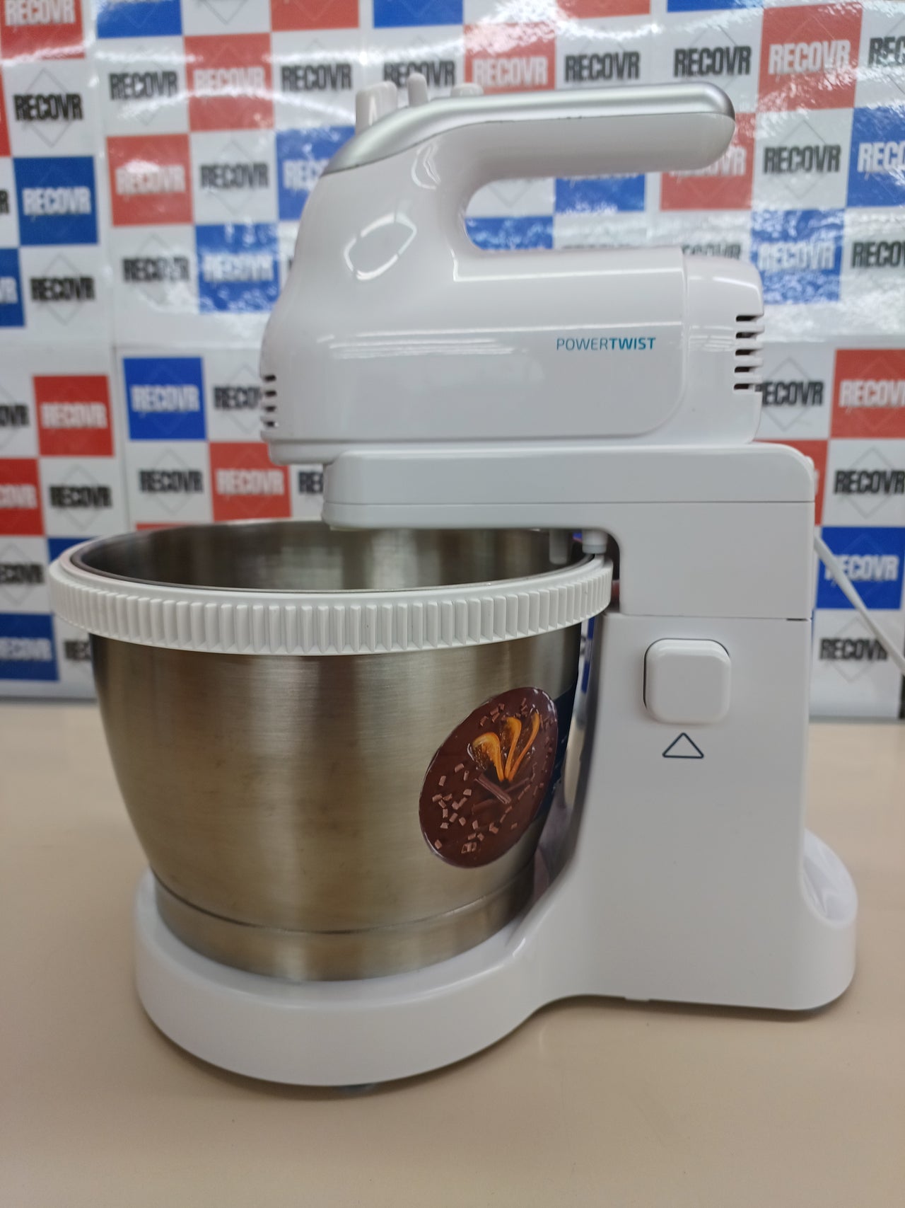 Batidora 3.5L,500 W, Varillas PowerTwist 500 Steel.  Bol Autogiratorio de Acero Inoxidable de 5 Niveles de Velocidad, Función Turbo, Diseño Ergonómico, 3 Accesorios