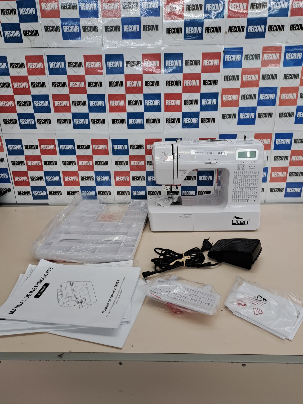 Máquina coser 200 puntadas portátil – Uten