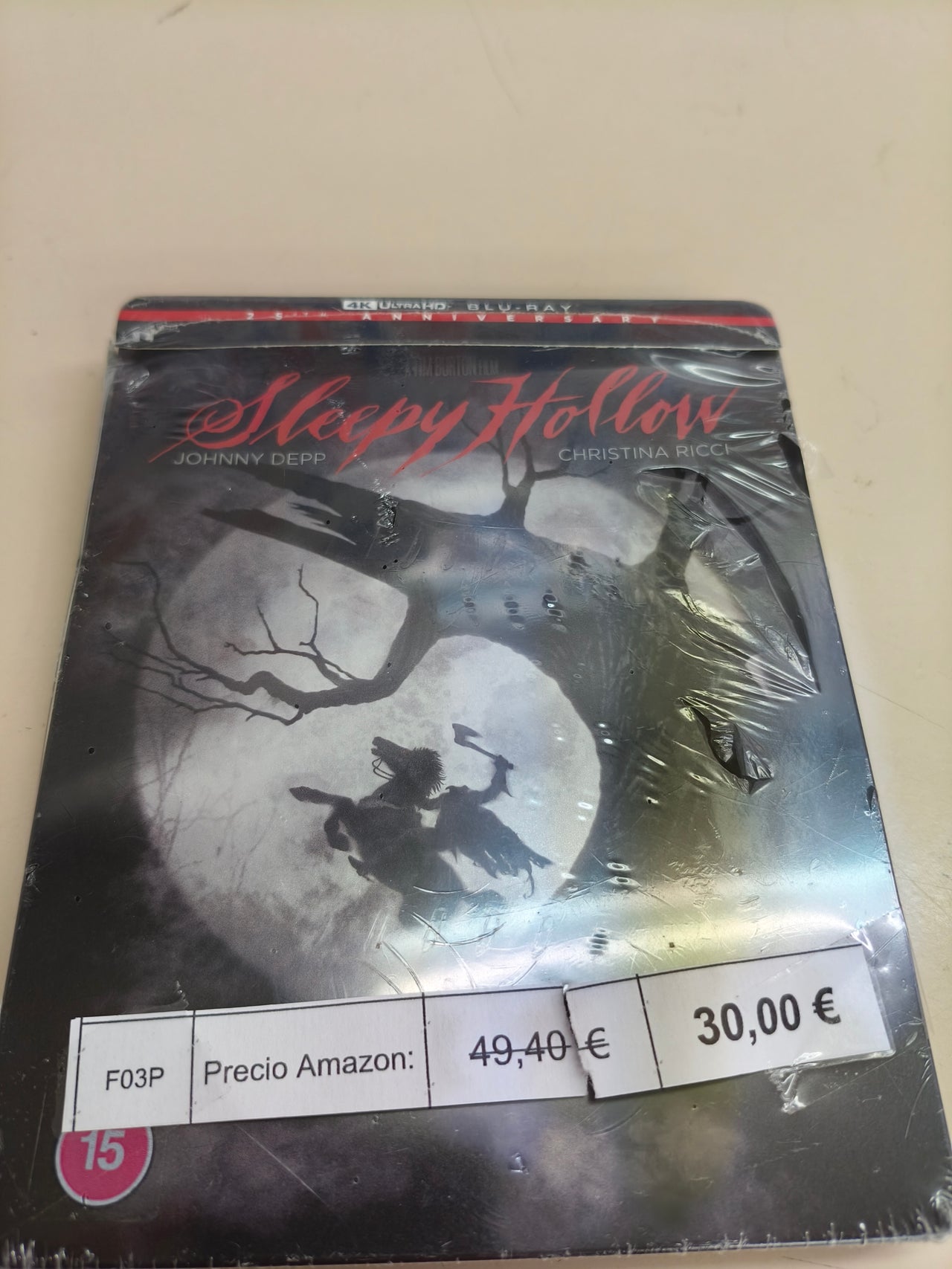 Película Sleepy Hollow en 4K UHD Steelbook